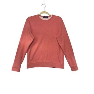 Vineyard Vines Womens XL Coral Heather Crewneck French Terry Sweatshirt Pullover